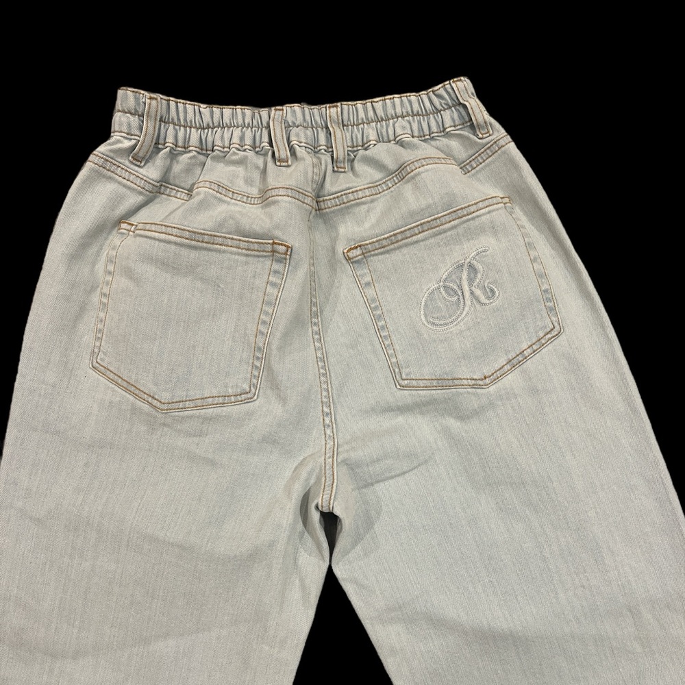 RAG DOLL LA WIDE LEG JEANS‎ SIZE LARGE - Picture 6 of 8